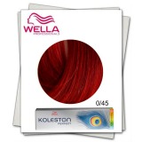 Vopsea Permanenta Mixton - Wella Professionals Koleston Perfect Special Mix nuanta 0/45 rosu mahon 